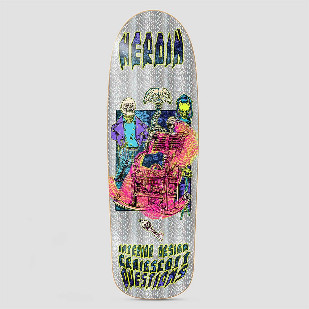 Heroin 10 Craig Questions Hellscape Skateboard Deck 1 Heroin 10 Craig Questions Hellscape Skateboard Deck