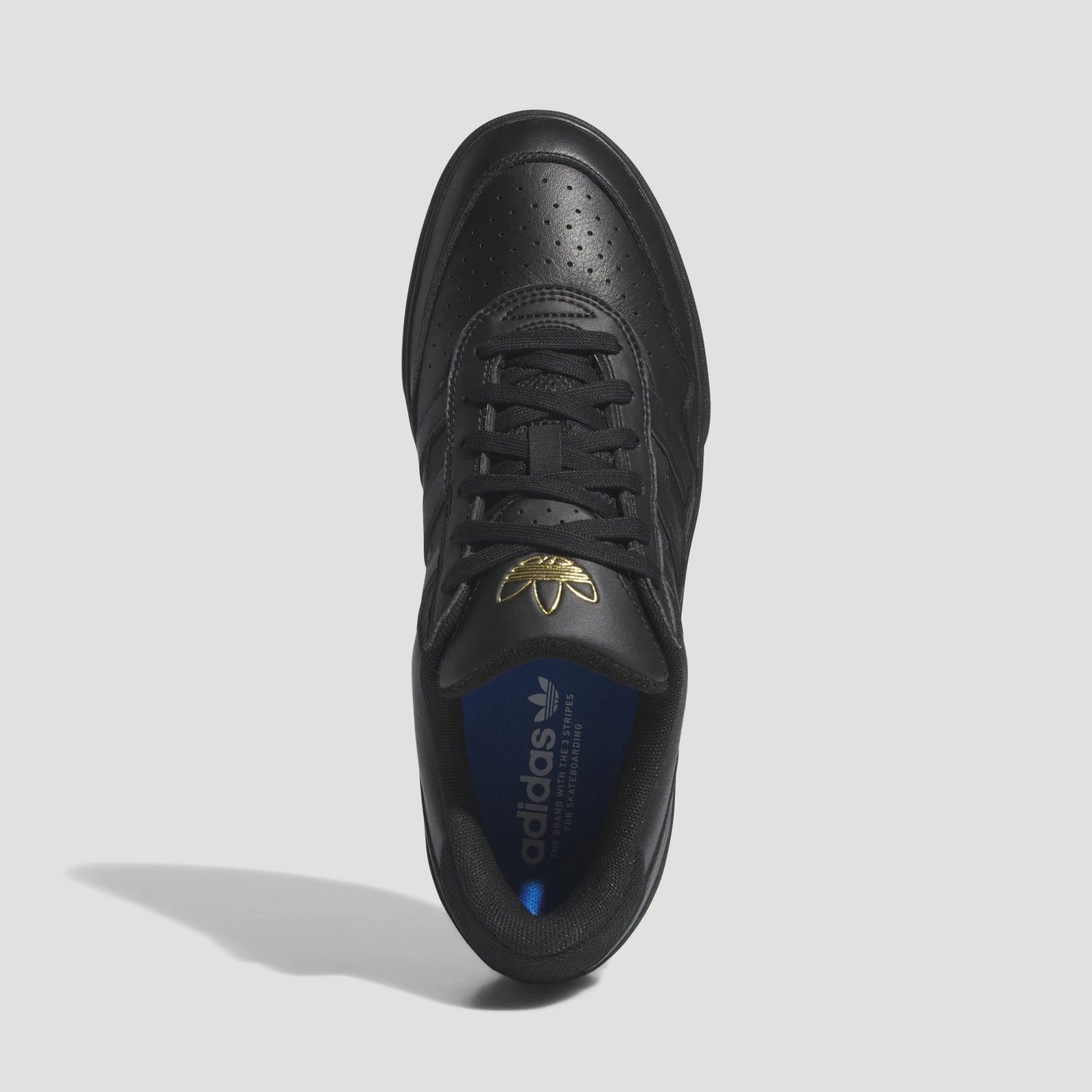 Adidas Tyshawn II Skate Shoes Black / Black / Green 2 Adidas Tyshawn II Skate Shoes Black / Black / Green - Image 2