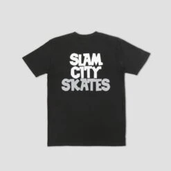 Slam City Classic Scale Logo T-Shirt Black