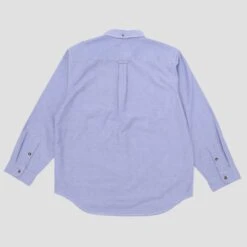 Nike SB Life Longsleeve Oxford Button Down Shirt White / Game Royal / Football Grey -Slam City Shop IMG 2952