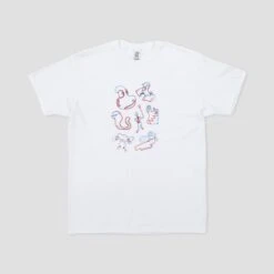 SE15SK8 Shape Game T-Shirt White