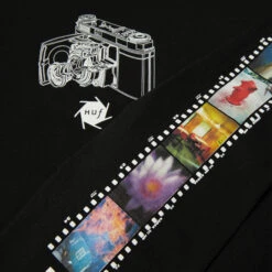 Huf X Kodak Inner Vision Longsleeve T-Shirt Black -Slam City Shop INNER VISION L S TEE BLACK TS02465 BLACK 04