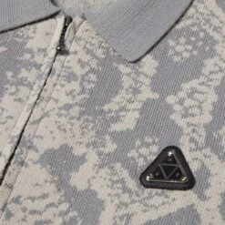 Huf Instinct Bowling Sweater Ash 5 Huf Instinct Bowling Sweater Ash -Slam City Shop INSTINCT BOWLING SWEATER ASH KN00494 ASH 03