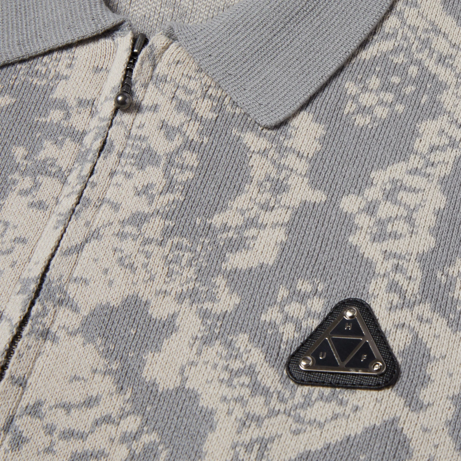 Huf Instinct Bowling Sweater Ash 3 Huf Instinct Bowling Sweater Ash - Image 3