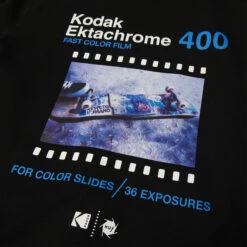 Huf X Kodak Invention Pullover Hoodie Black -Slam City Shop INVENTION P O HOODIE BLACK PF00752 BLACK 04