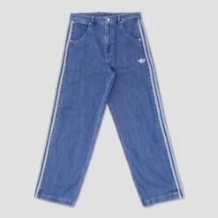 Adidas Firebird Pants Medium Blue Denim