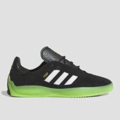 Adidas Puig Skate Shoes Core Black / White / Semi Solar Green