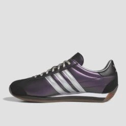 Adidas Country X Always Skate Shoes Core Black / Purple / Silver Metallic -Slam City Shop JH9100 04