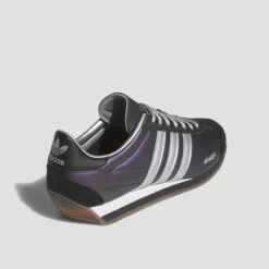 Adidas Country X Always Skate Shoes Core Black / Purple / Silver Metallic -Slam City Shop JH9100 06