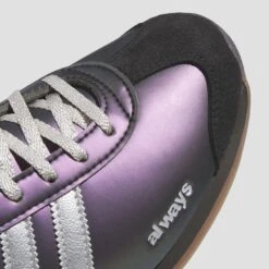 Adidas Country X Always Skate Shoes Core Black / Purple / Silver Metallic -Slam City Shop JH9100 07