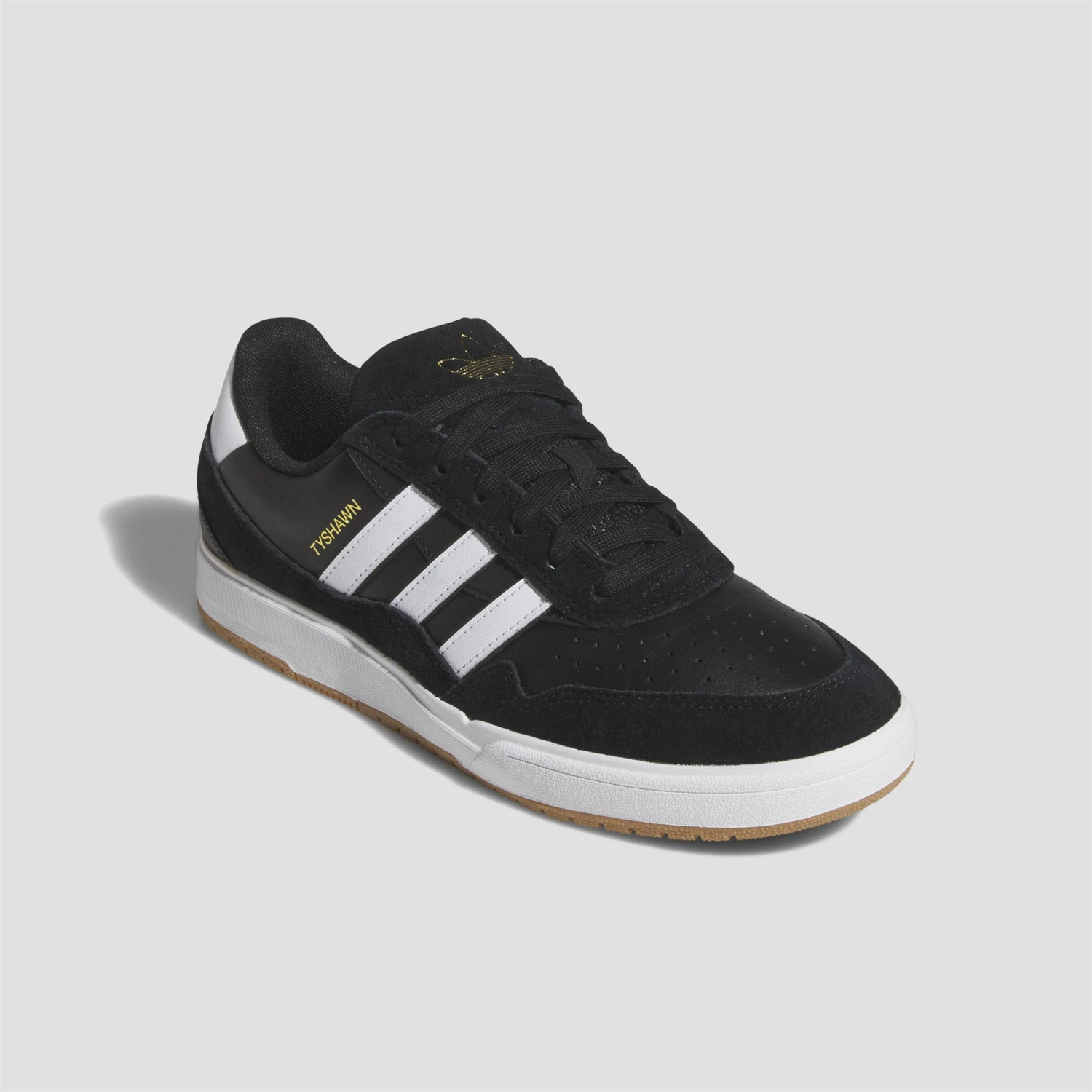 Adidas Tyshawn II Skate Shoes Core Black / Cloud White / Gum 5 Adidas Tyshawn II Skate Shoes Core Black / Cloud White / Gum - Image 5