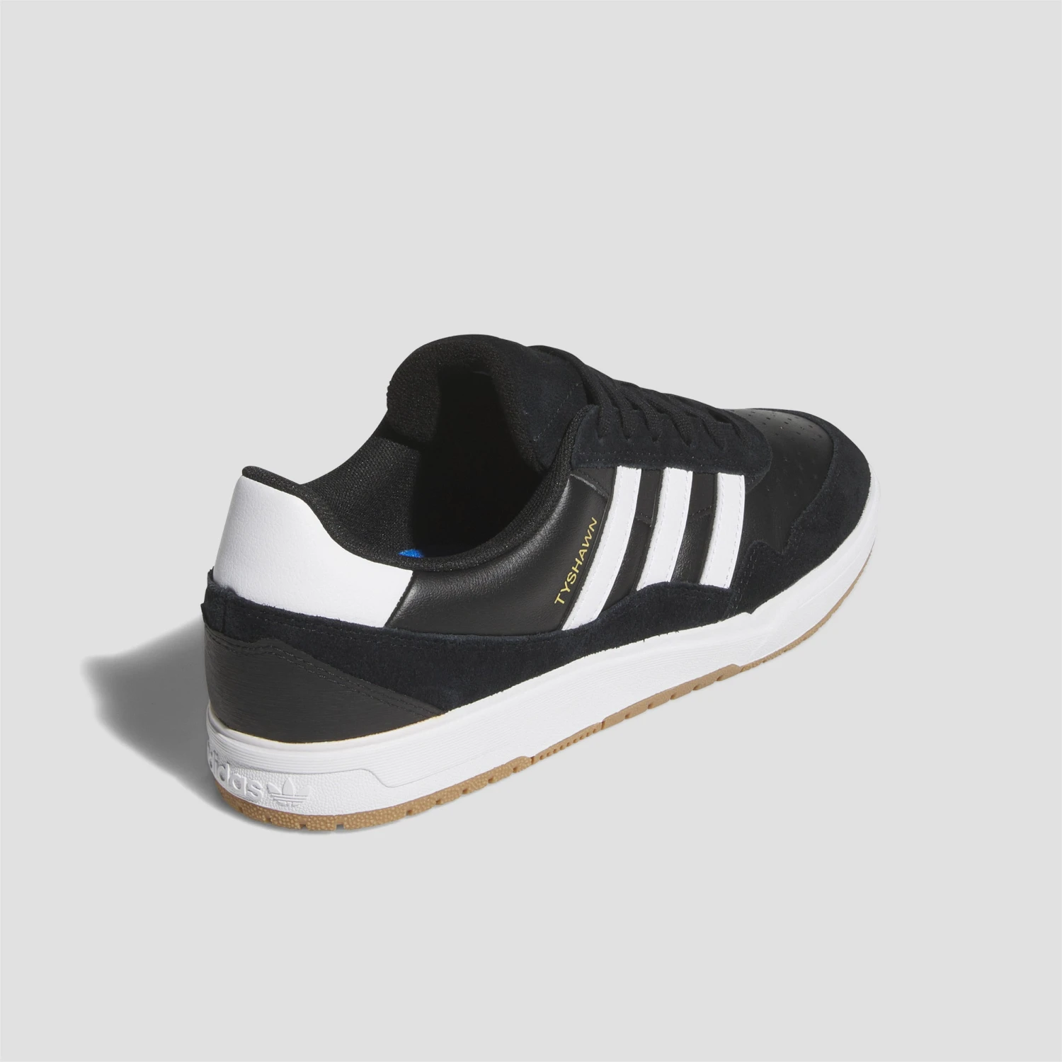 Adidas Tyshawn II Skate Shoes Core Black / Cloud White / Gum 6 Adidas Tyshawn II Skate Shoes Core Black / Cloud White / Gum - Image 6