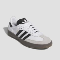 Adidas Lucas Puig Samba Skate Shoe Footwear White / Core Black / Gum 12 Adidas Lucas Puig Samba Skate Shoe Footwear White / Core Black / Gum -Slam City Shop JP5658 05