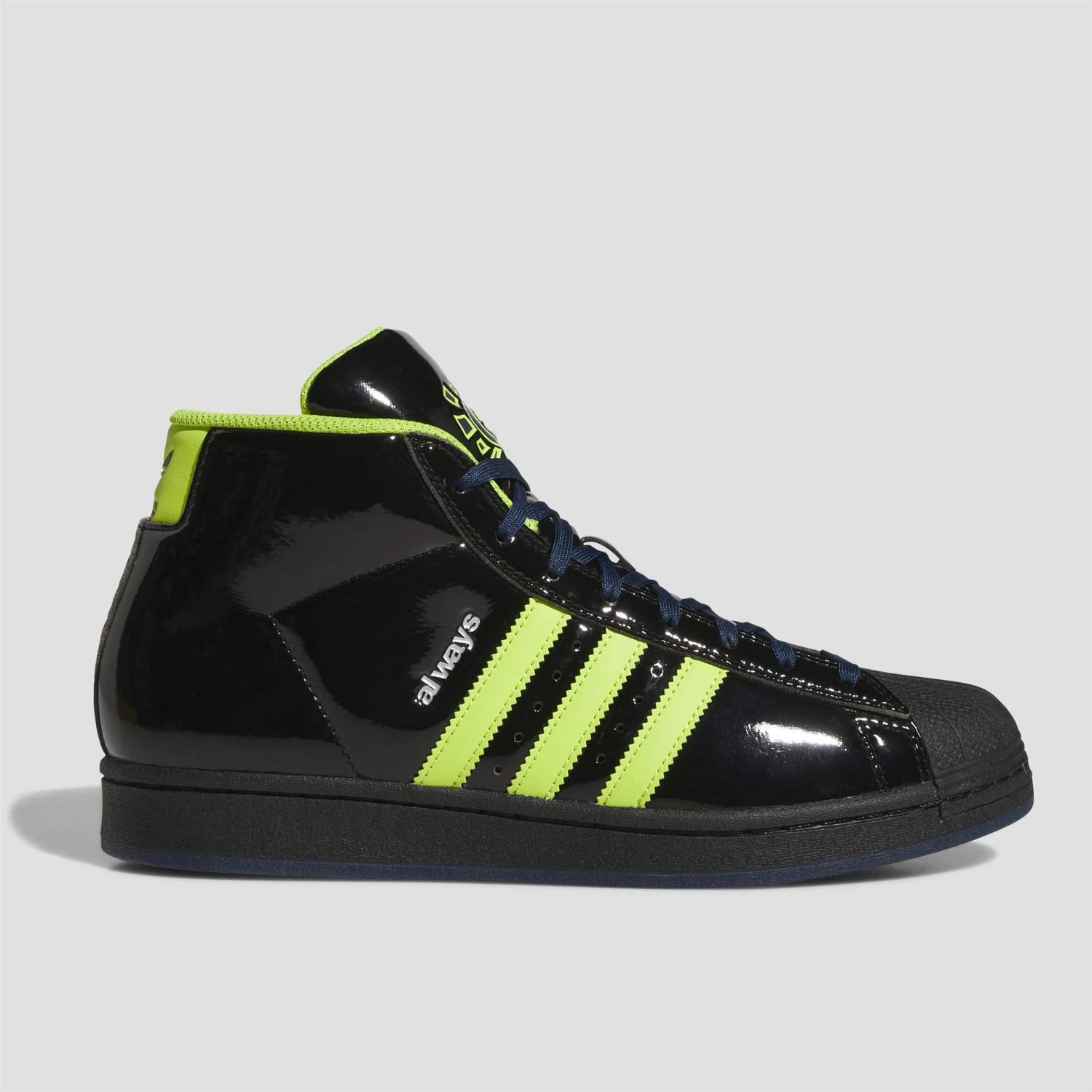 Adidas X Always Pro Model Black / Solar Slime / Core Navy 1 Adidas X Always Pro Model Black / Solar Slime / Core Navy