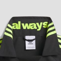 Adidas X Always Wind Jacket Black / Solar Slime -Slam City Shop JW9222 03