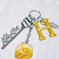 HUF Keys To The City T-Shirt White -Slam City Shop KEYS TO THE CITY S S TEE WHITE TS02356 WHITE 03