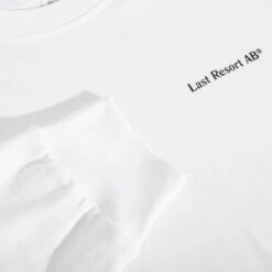 Last Resort AB Brain Freeze Long Sleeve T-Shirt White -Slam City Shop Last Resort AB Drop 18 Brain Freeze LS Tee White Black 03