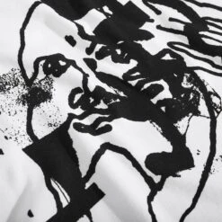 Last Resort AB Brain Freeze Long Sleeve T-Shirt White -Slam City Shop Last Resort AB Drop 18 Brain Freeze LS Tee White Black 04