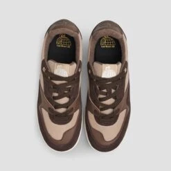 Last Resort AB CM002 Skate Shoes Pine Cone / White -Slam City Shop Last Resort AB Drop 18 CM002 Lo Suede Leather Mesh Pinecone White 03