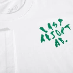 Last Resort AB Art T-Shirt White -Slam City Shop Last Resort AB Drop 18 LRAB Art SS Tee White Green 03
