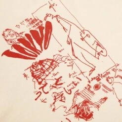 Last Resort AB Tour Longsleeve T-Shirt Natural White -Slam City Shop Last Resort AB Drop 19 Tour LS Tee Natural White Red 04