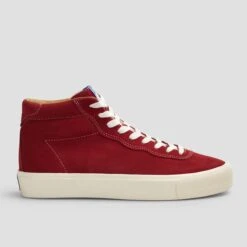 Last Resort AB VM001 Suede Hi Shoes Old Red / White