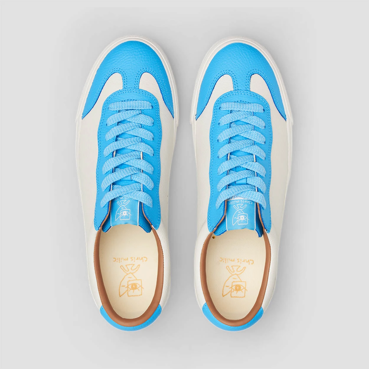 Last Resort AB VM004 Milic Leather Skate Shoes Light Blue / White 3 Last Resort AB VM004 Milic Leather Skate Shoes Light Blue / White - Image 3
