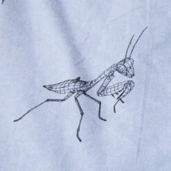 HUF Mantis Oxford Shirt Blue 6 HUF Mantis Oxford Shirt Blue -Slam City Shop MANTIS L S OXFORD SHIRT BLUE BU00223 BLUE 04