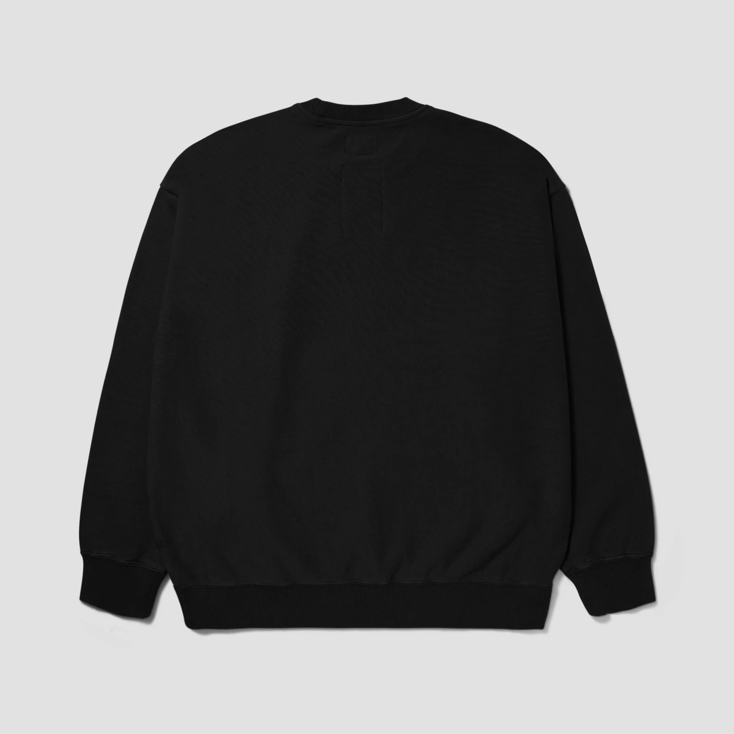 HUF Mason Fleece Crew Washed Black 2 HUF Mason Fleece Crew Washed Black - Image 2