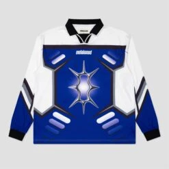 Metalwood X Games Longsleeve Jersey T-Shirt White / Blue / Purple