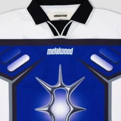 Metalwood X Games Longsleeve Jersey T-Shirt White / Blue / Purple -Slam City Shop MWS25 04 13 WHT BLP 03