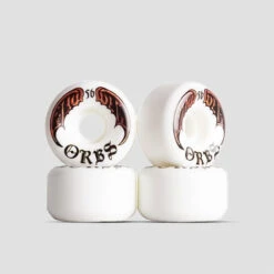 Orbs 56mm 99A Specters Conical Skateboard Wheels White