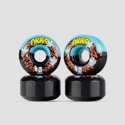 Orbs Apparitions 56mm 99A Splits Round Skateboard Wheels Black / Blue