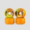 Orbs Specters 52mm 99A Swirls Conical Skateboard Wheels Green / Orange
