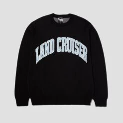HUF X Land Cruiser Parts & Service Crew Black