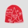 Passion Target Practice Fohair Beanie Red
