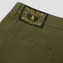 PassPort Leagues Club Pant Olive -Slam City Shop Passportpantolive3