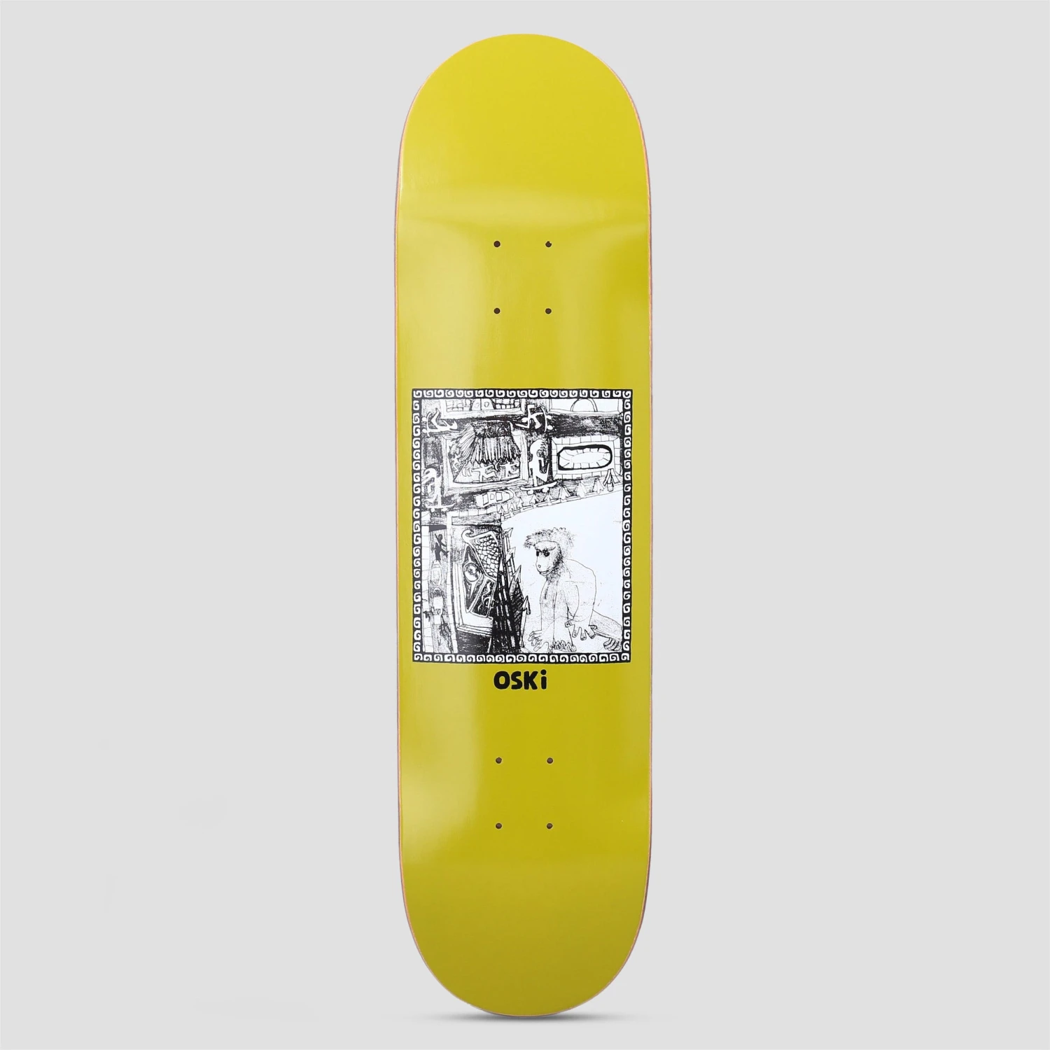 Polar 8.25 Oskar Rosenberg Gorilla King Skateboard Deck Olive 1 Polar 8.25 Oskar Rosenberg Gorilla King Skateboard Deck Olive