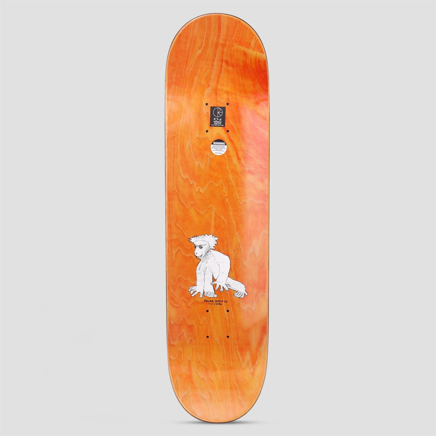 Polar 8.25 Oskar Rosenberg Gorilla King Skateboard Deck Olive 2 Polar 8.25 Oskar Rosenberg Gorilla King Skateboard Deck Olive - Image 2