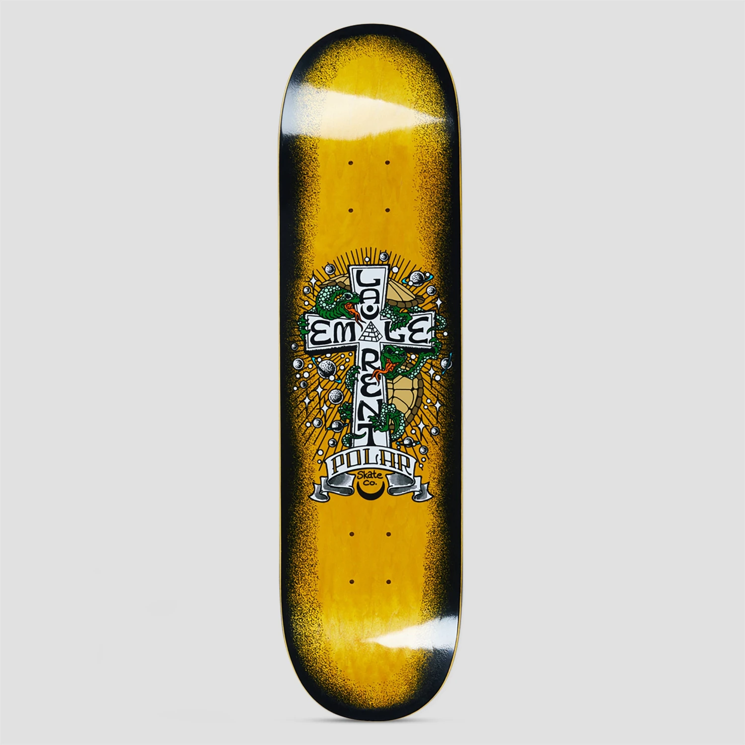 Polar 8.5 Short Emile Laurent Turtle Town Skateboard Deck 1 Polar 8.5 Short Emile Laurent Turtle Town Skateboard Deck