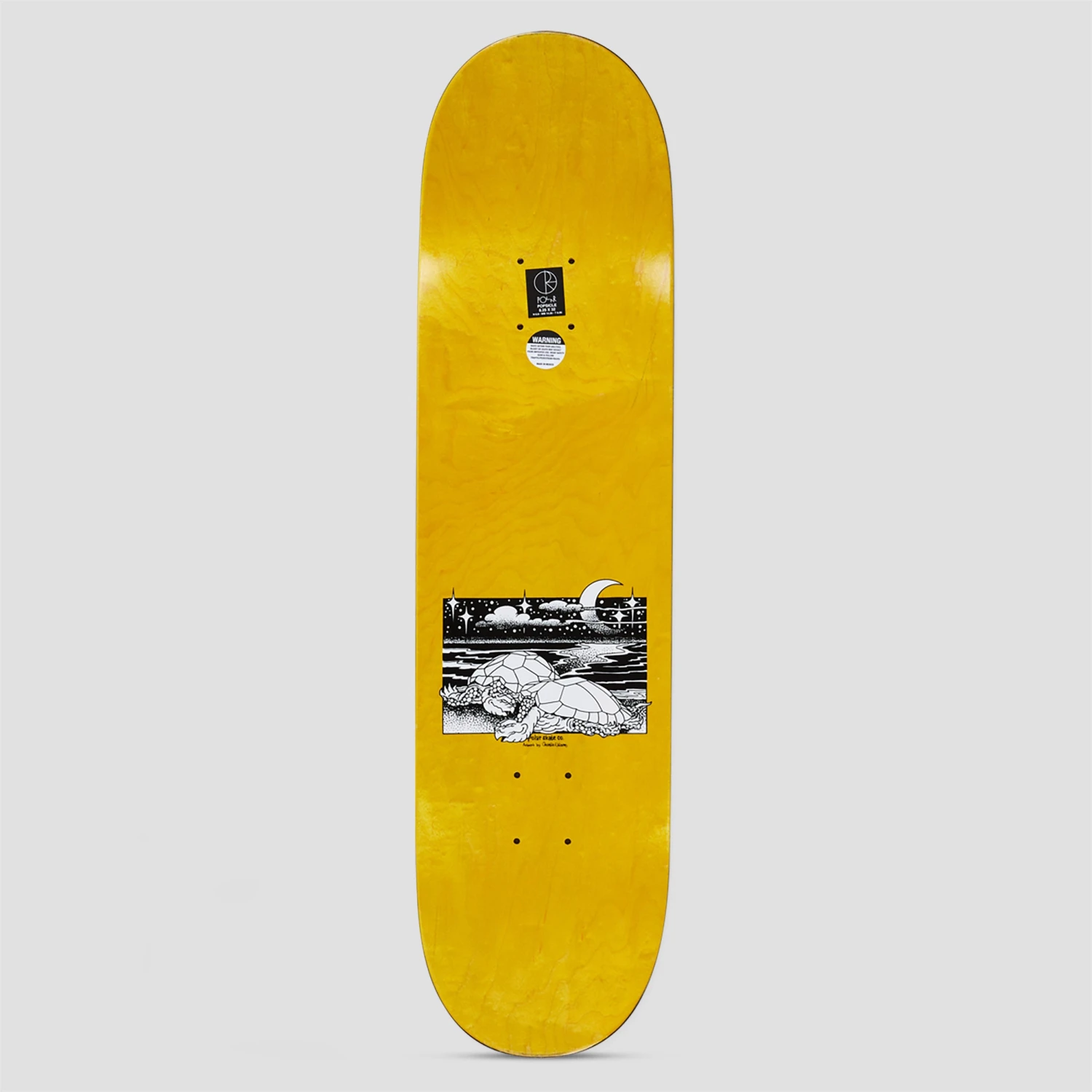 Polar 8.5 Short Emile Laurent Turtle Town Skateboard Deck 2 Polar 8.5 Short Emile Laurent Turtle Town Skateboard Deck - Image 2