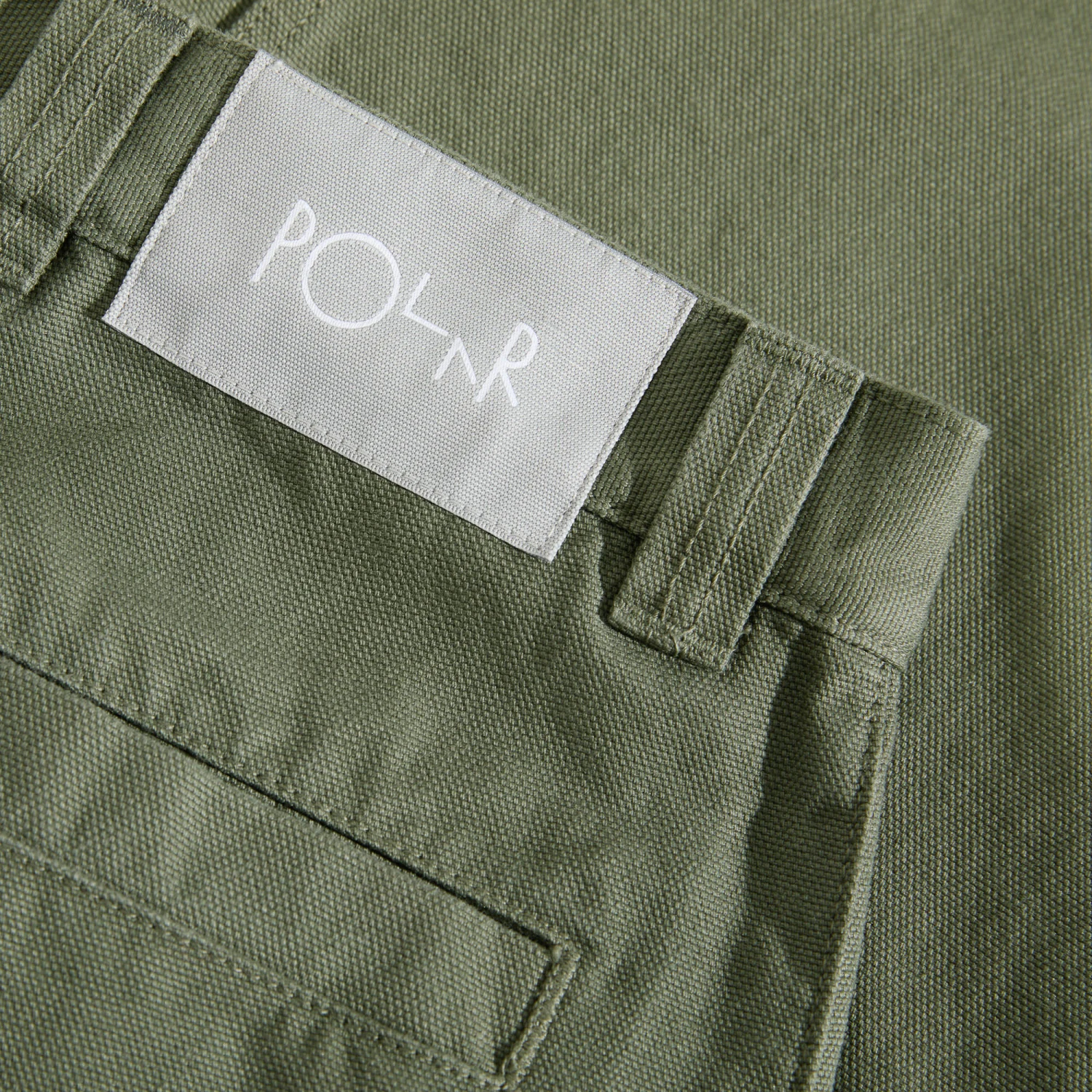 Polar 44! Pants Canvas Grey Green 4 Polar 44! Pants Canvas Grey Green - Image 4
