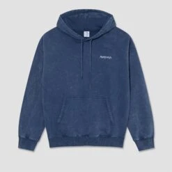 Polar Acid Frank Surf Logo Hoodie Dark Blue