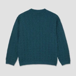 Polar Alex Sweater Petrol Blue -Slam City Shop Polar Skate Co SP25 Alex Sweater Petrol Blue 2