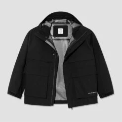 Polar Cargo Shell Jacket Black -Slam City Shop Polar Skate Co SP25 Cargo Shell Jacket Black 3