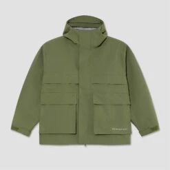 Polar Cargo Shell Jacket Moss Green