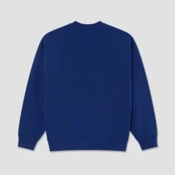 Polar Dave Crewneck Deep Royal Blue -Slam City Shop Polar Skate Co SP25 Dave Crewneck Deep Royal Blue 2