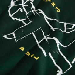 Polar Dave Dual Living Hoodie Dark Green -Slam City Shop Polar Skate Co SP25 Dave Hoodie Dual Living 4