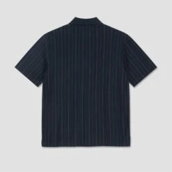 Polar Fancy Polo Shirt Navy / Brown -Slam City Shop Polar Skate Co SP25 Fancy Polo Shirt 2