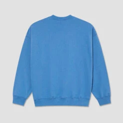 Polar Frank Crewneck French Blue 5 Polar Frank Crewneck French Blue -Slam City Shop Polar Skate Co SP25 Frank Crewneck French Blue 2